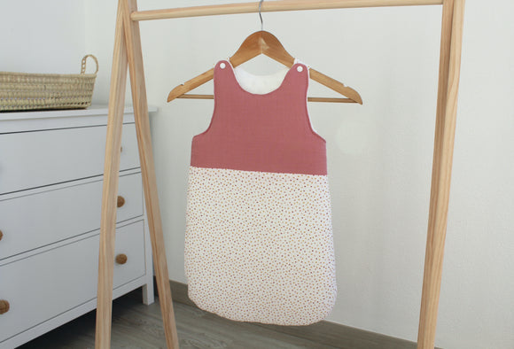 Saco de Dormir Polar | Branco Pintas Coloridas