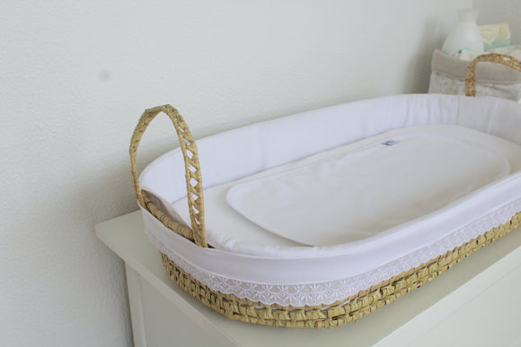 Cesta Muda Fraldas Completa |  Branco