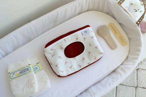 Necessaire | Terracota com Folhas