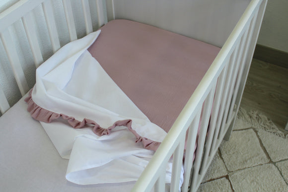 Lençóis c/ Folho em Musselina p/ Cama de Grades