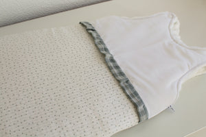 Saco de Dormir Polar | Branco Pintas Verdes