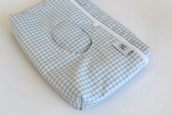 Necessaire | Vichy Azul e Carrinhos