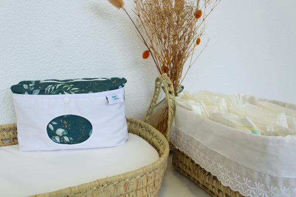 Necessaire | Verde c/ Folhas